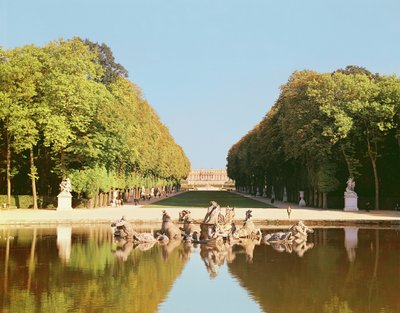 Rear view of the Fountain of Apollo by Jean Baptiste I Tuby